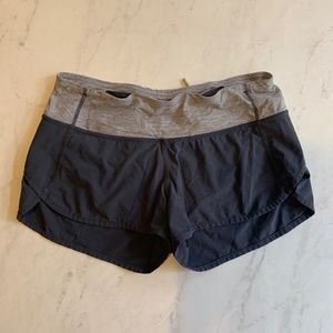 Gray lululemon shorts